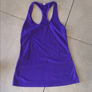 Purple Racer Back tank top